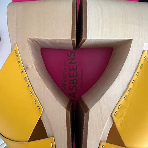 Swedish Hasbeens NIB Anette yellow size 40 - Picture 2 of 4